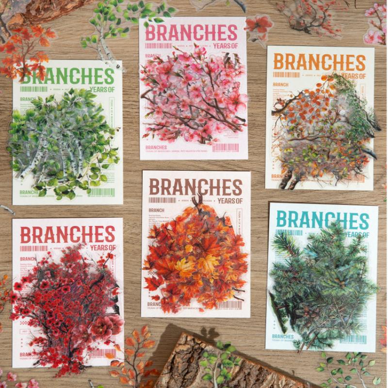 S-457- Years of Branches Series Sticker -30Pcs each pack