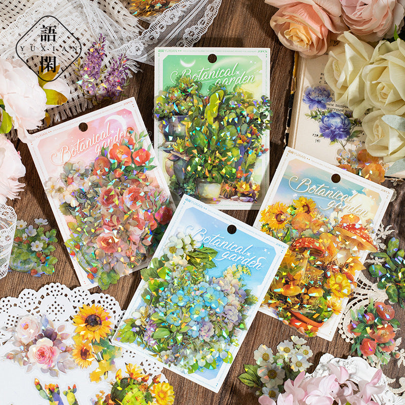 S-446- Botanical Garden Series Sticker -20Pcs each pack