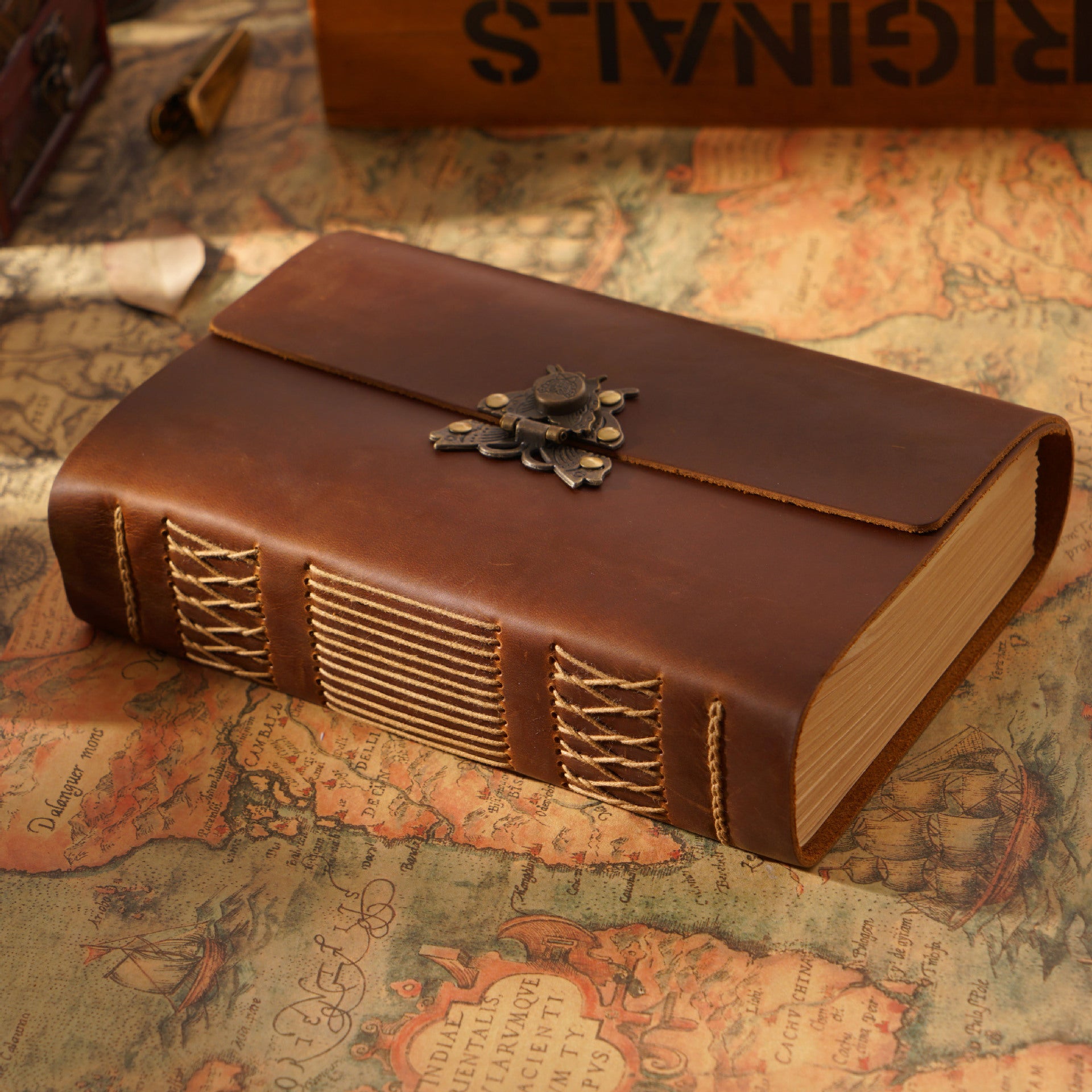 J-9- Handmade leather  journal