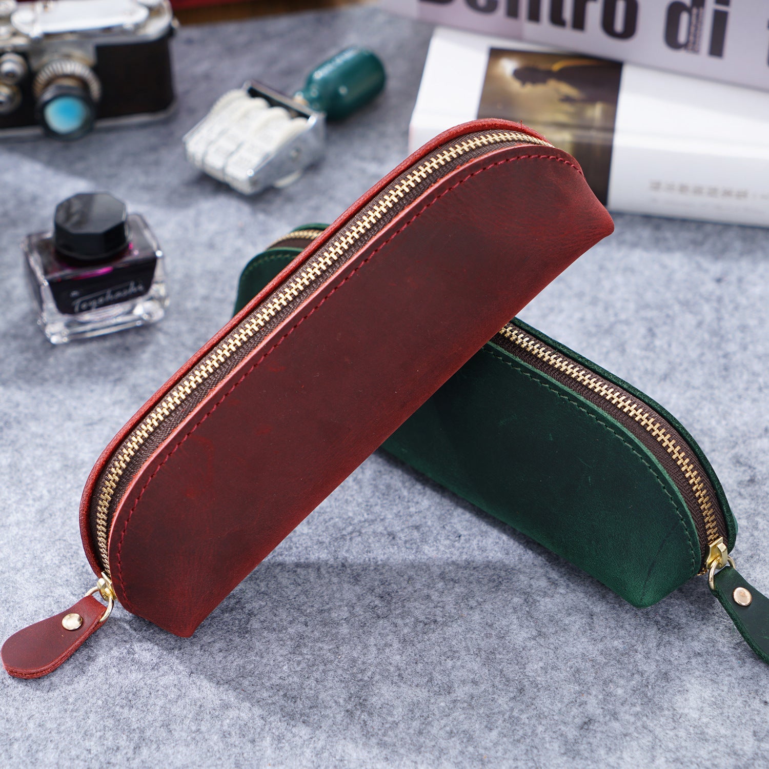 L-7-Vintage Pencil Pouch