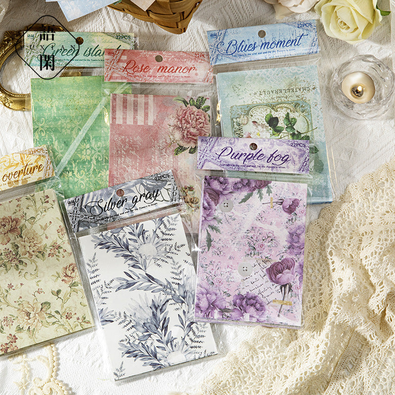 P-30-Flower Relief Series-22Pcs each pack