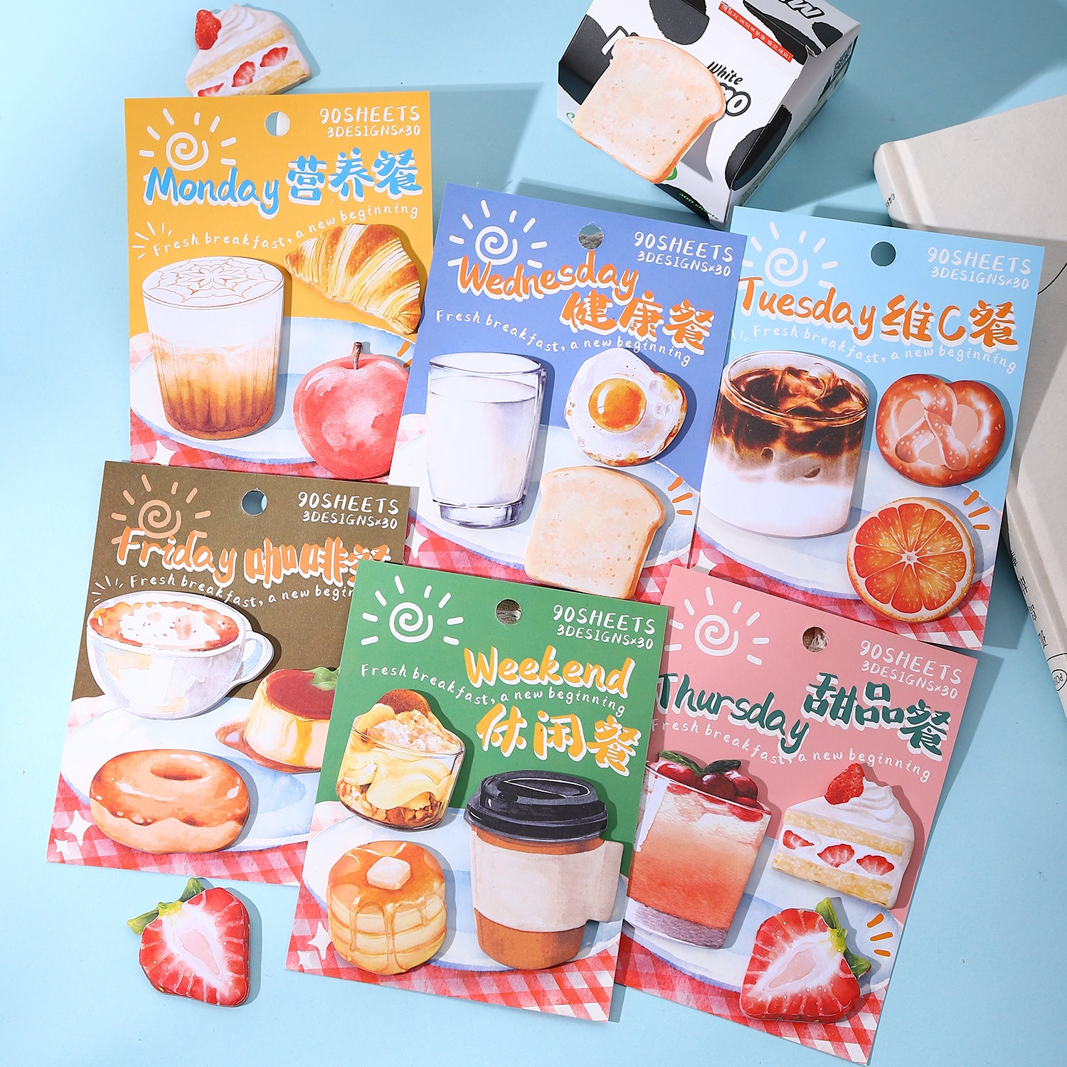 P-31- Daily Breakfast Series Paper -90Pcs each pack