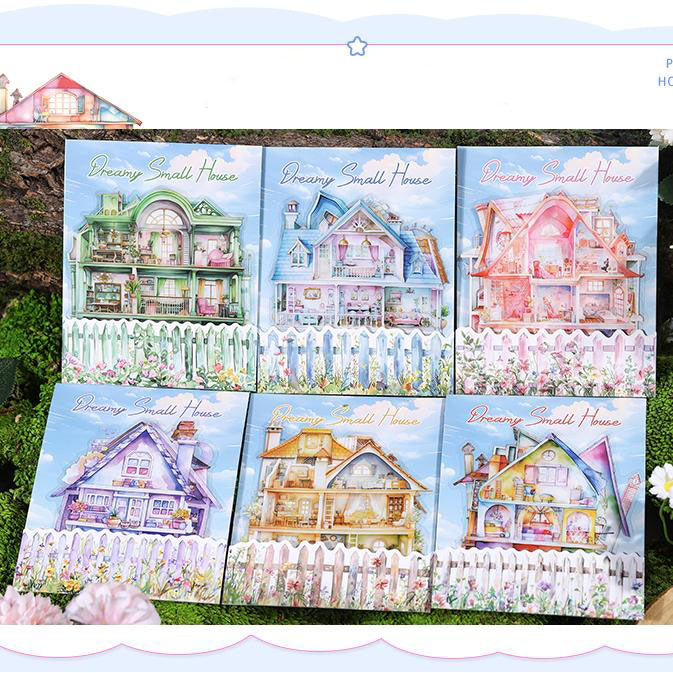 S-159- Dreamy small house Series Stickers -5Pcs each pack