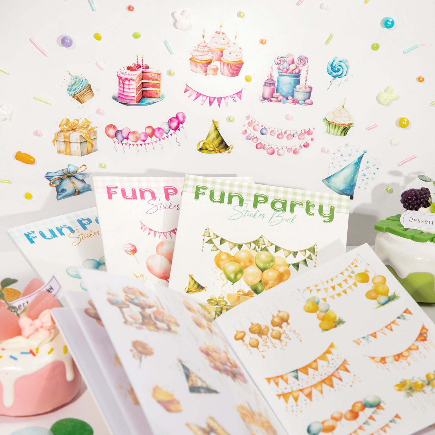 S-408- Joyful Party Series Sticker -20Pcs each pack