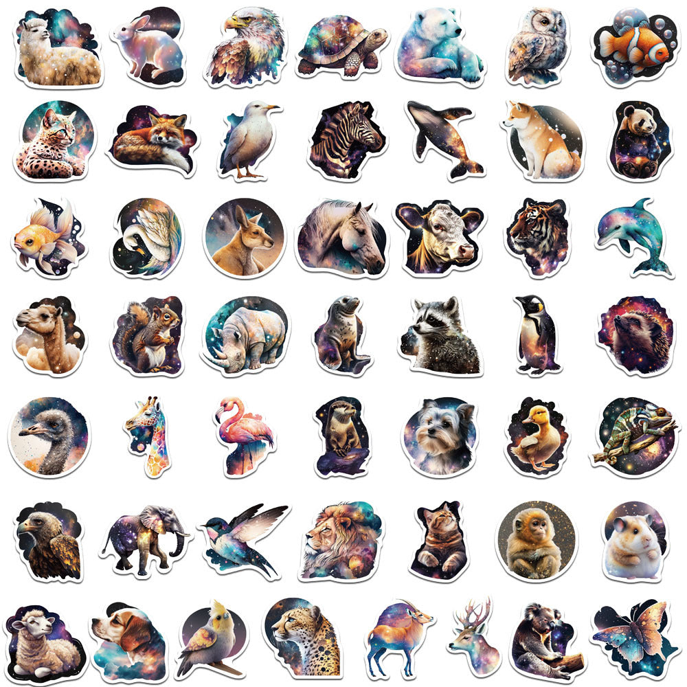 S-190- Animal Doodle Stickers -50Pcs each pack