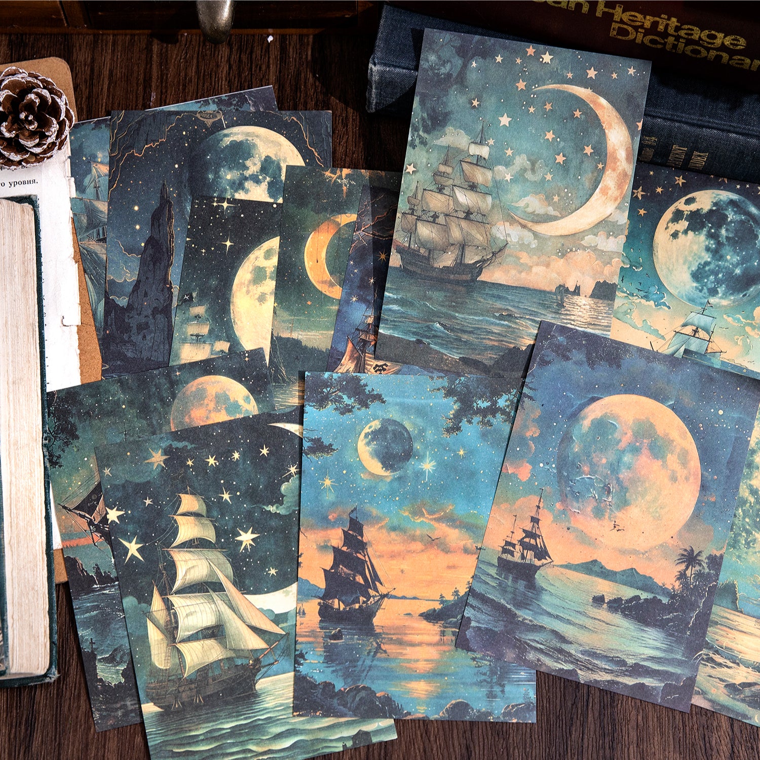 P-20- Let the Moon Fall Series Paper -30Pcs each pack