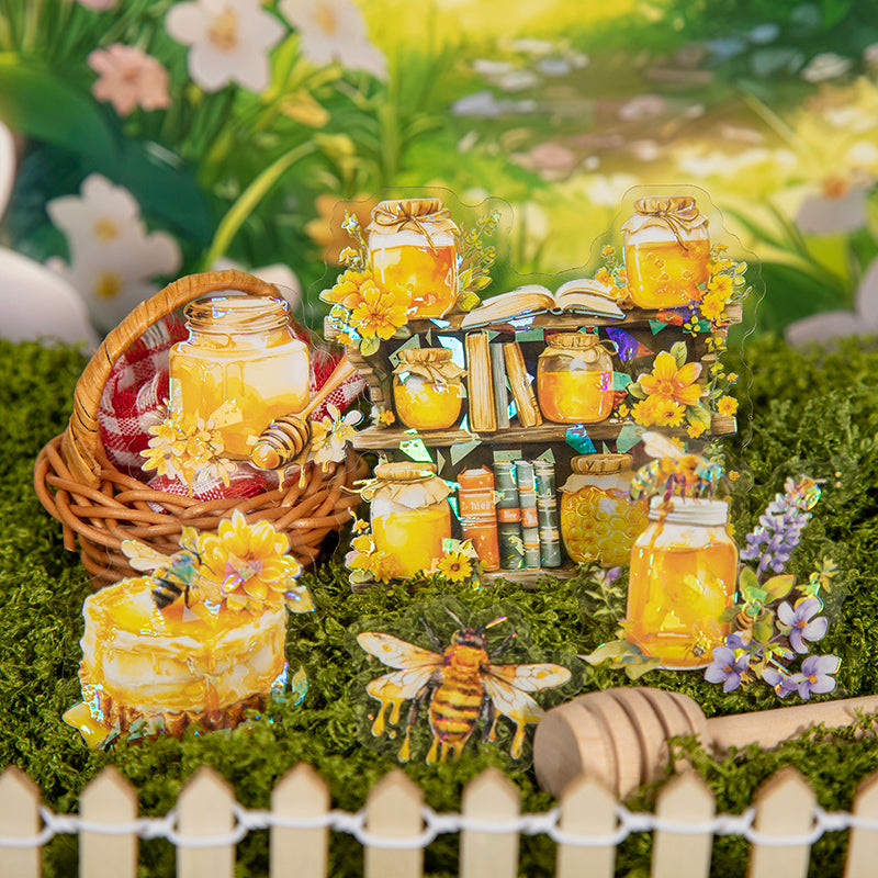 S-44- Honey Garden Series Sticker -15Pcs each pack