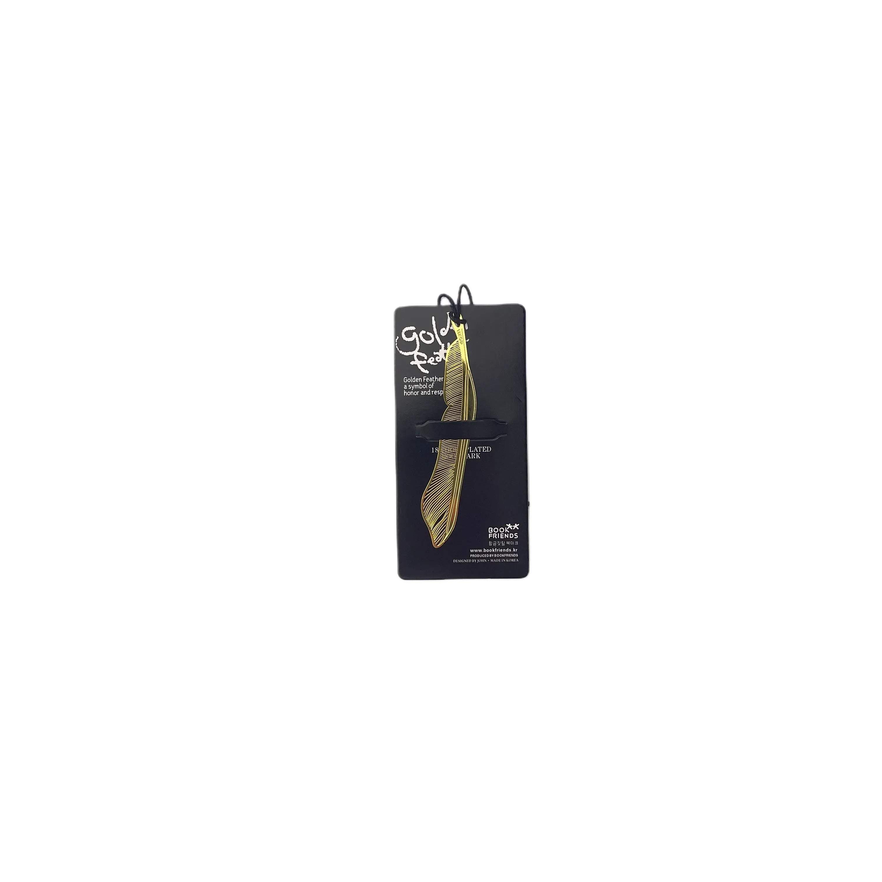 A-12- Korea Creative Gold Plated Bookmark