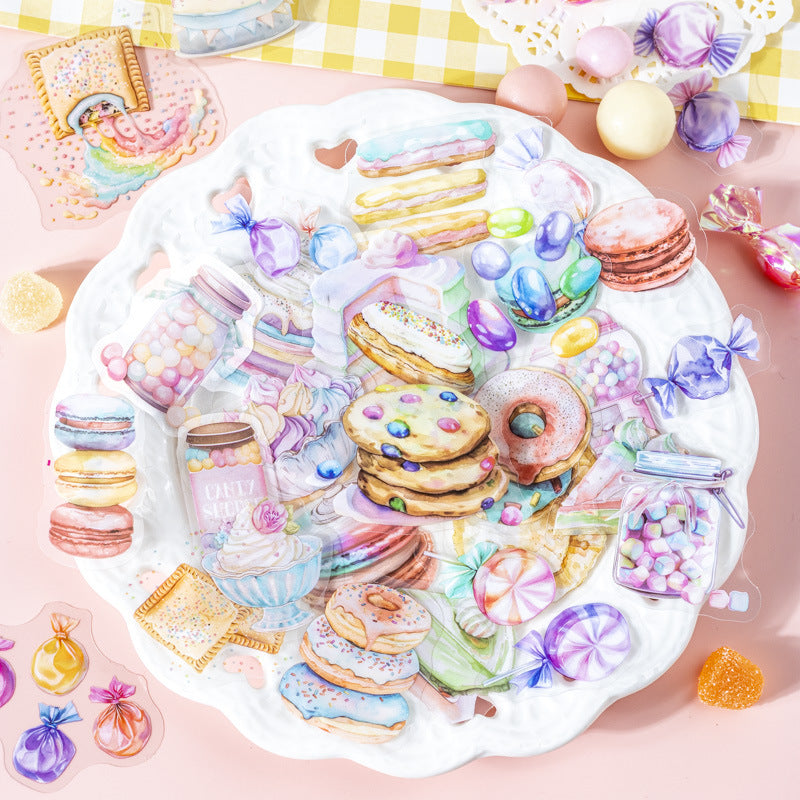 S-8- Fantasy Dessert House Series Sticker-30Pcs each pack