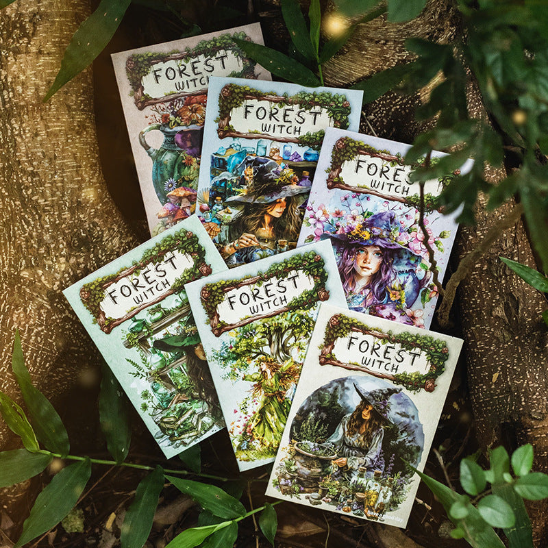 S-147- Forest Witch Series Sticker-30Pcs each pack