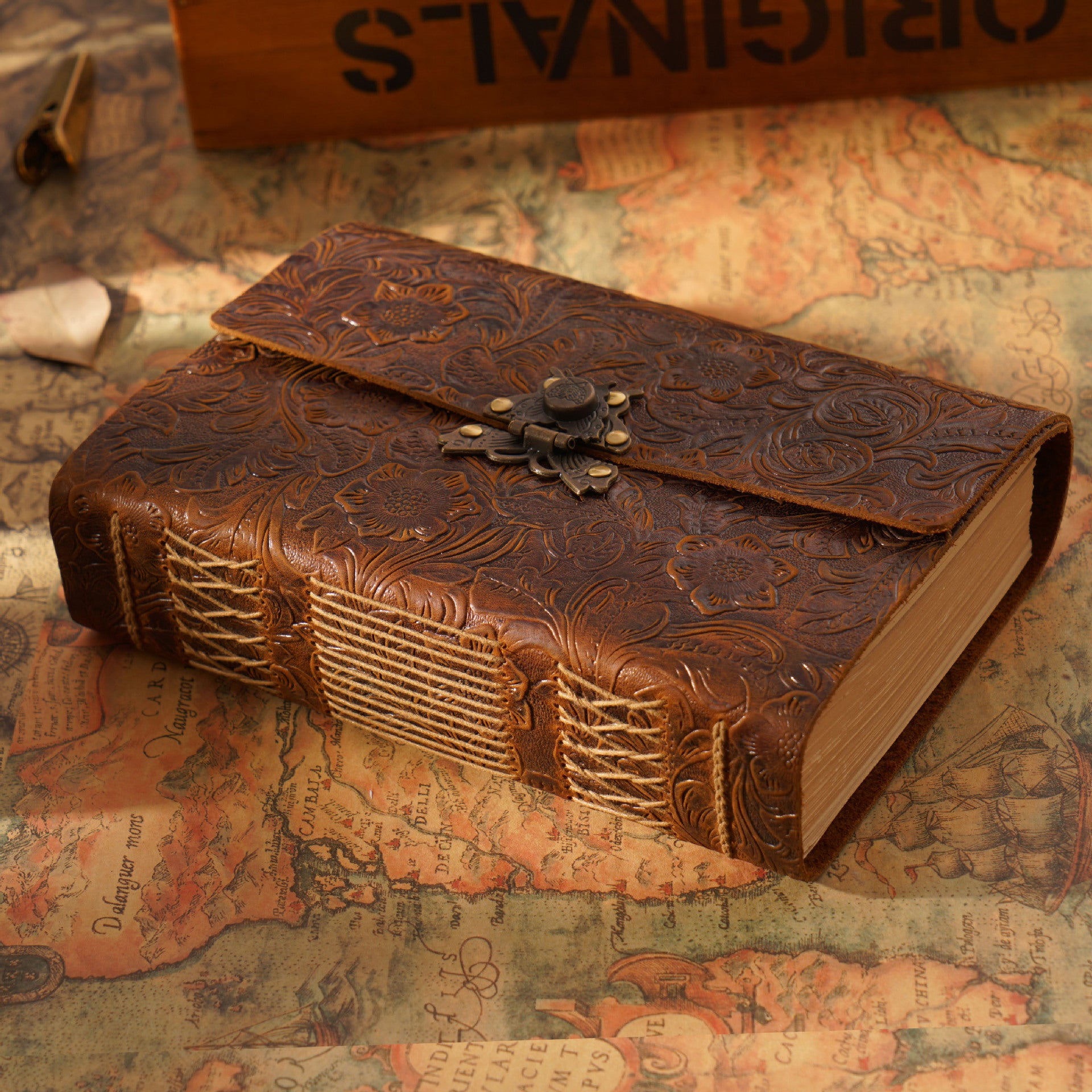 J-9- Handmade leather  journal