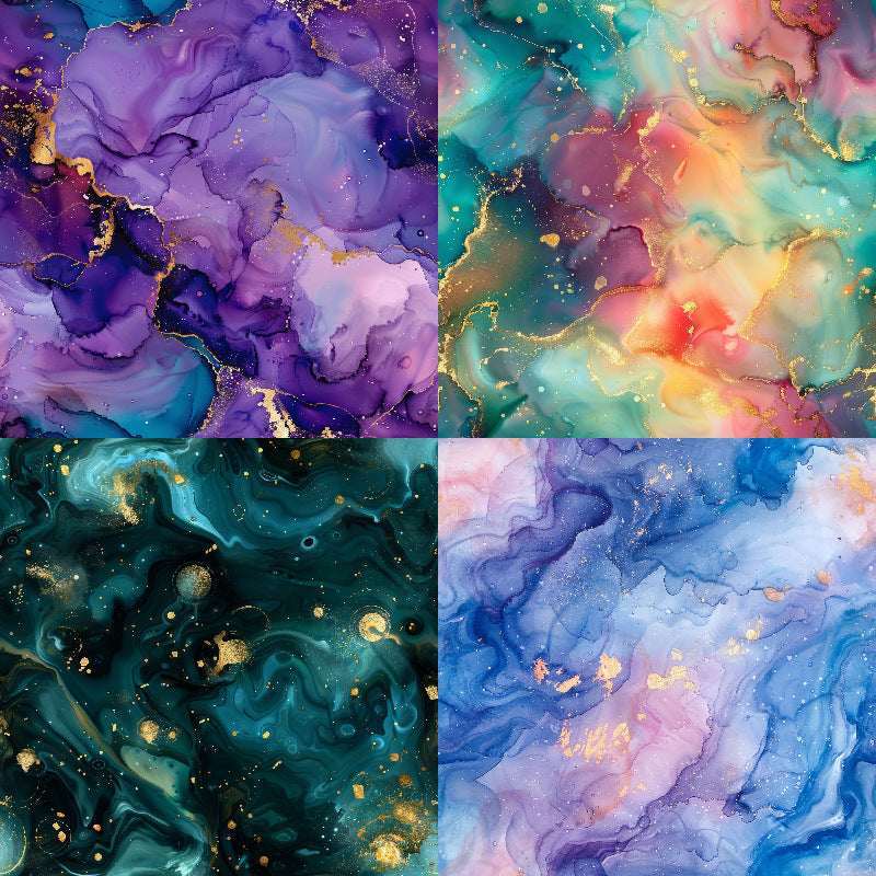 P-211- Galaxy ink  background paper 240623 -24Pcs each pack