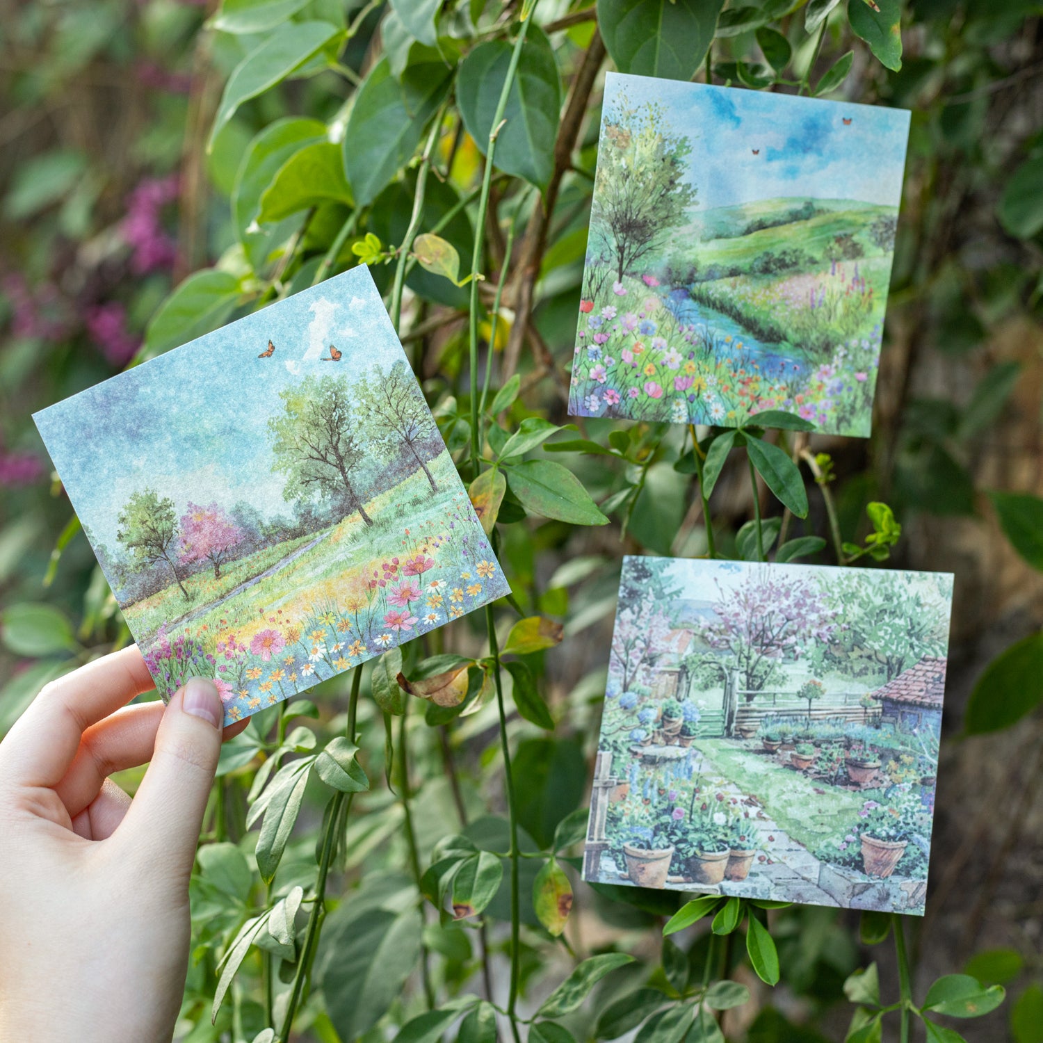 P-24- Spring Scenery Series Paper -30Pcs each pack