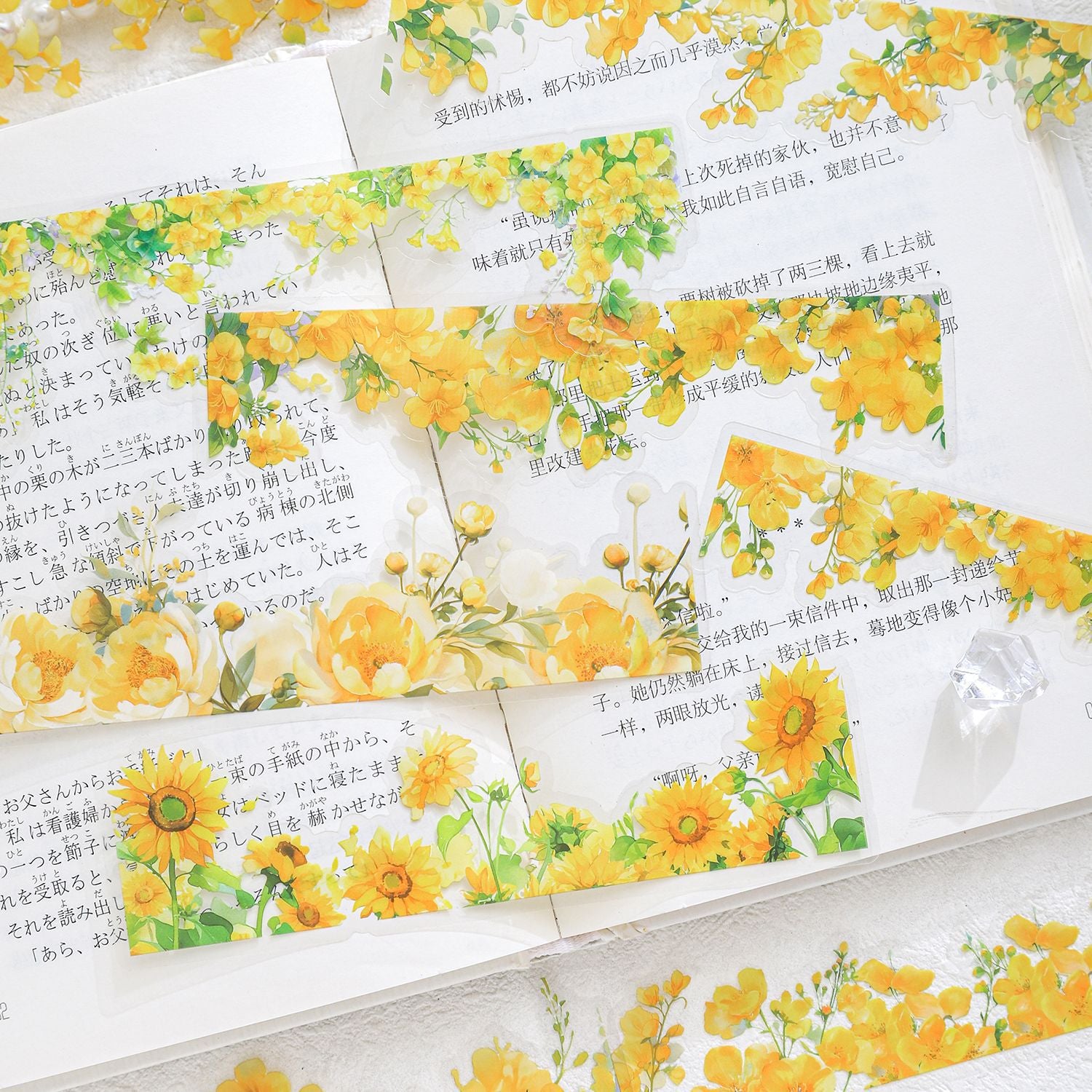 S-223-  Between Flowers Series Sticker -10Pcs each pack