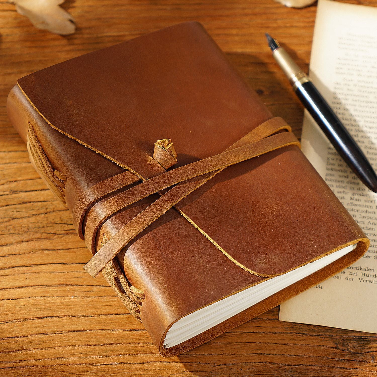 J-7- Handmade leather  journal