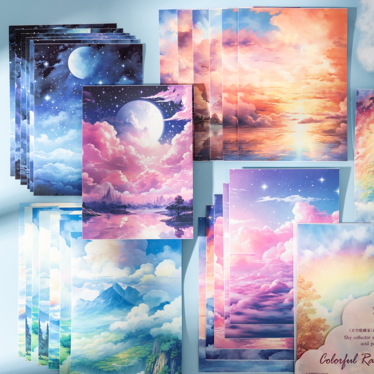 S-25- Sky Collector Series Sticker -10Pcs each pack