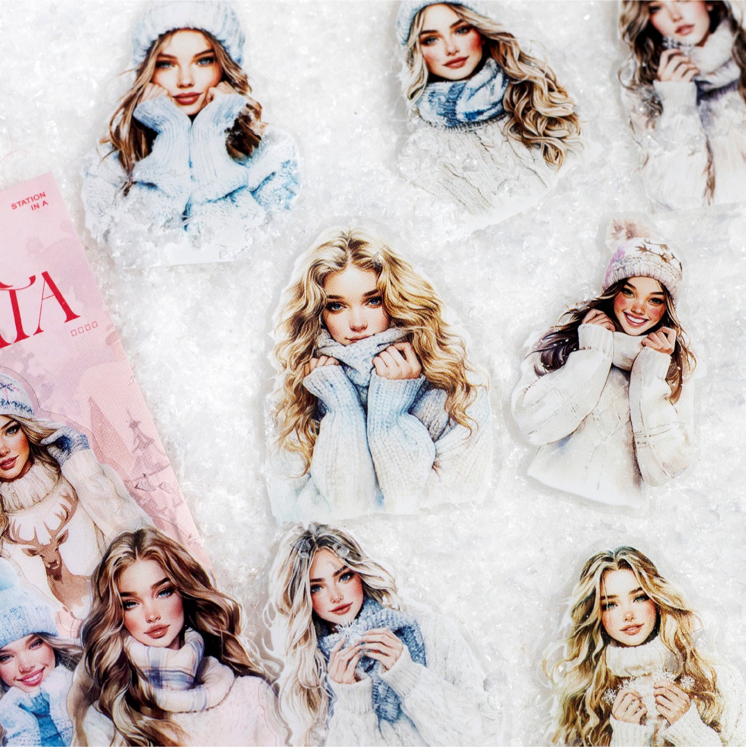 S-429- Winter Love Song Series Sticker -30Pcs each pack