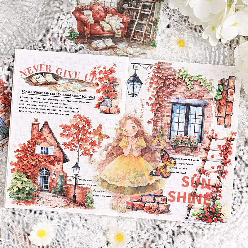 S-231- Garden Dreams Series Sticker -10Pcs each pack