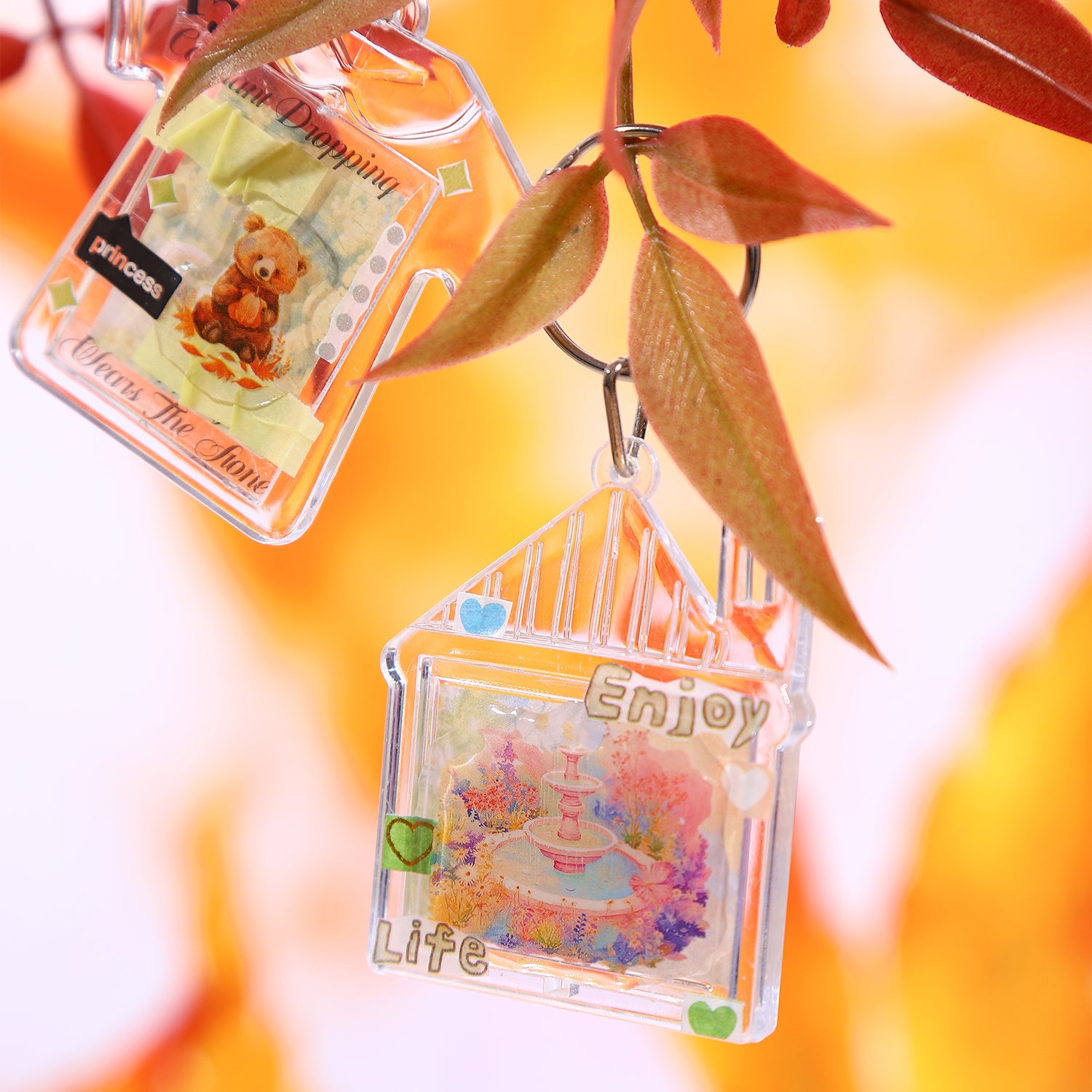 S-33- Transparent Dreamland Series Sticker -1Pcs each pack