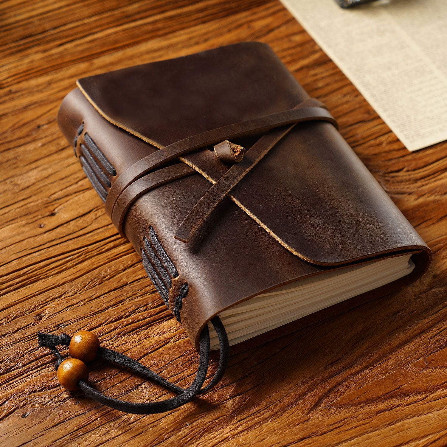 J-4- Vintage leather journal