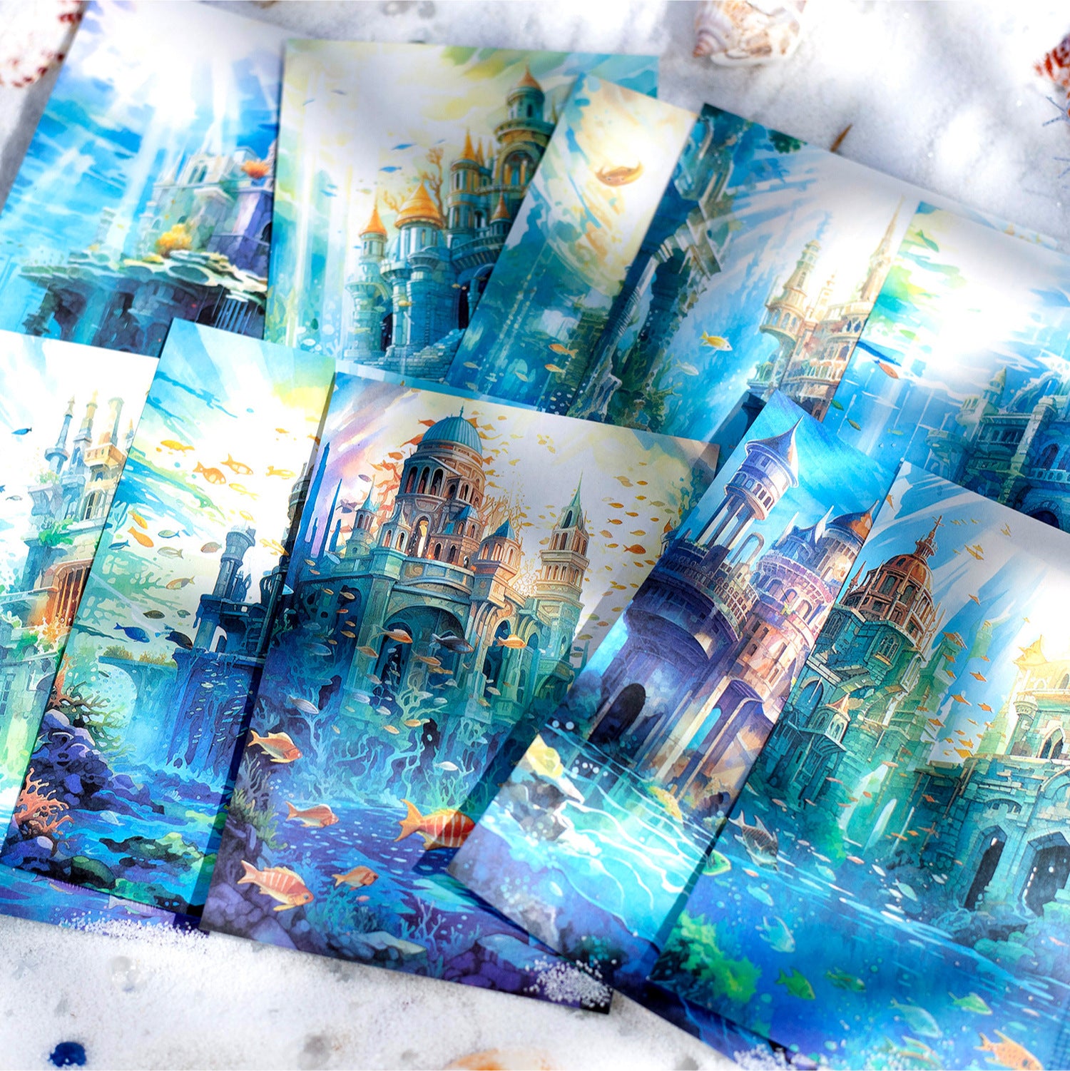 P-147- Undersea Remains Series Paper -30Pcs each pack