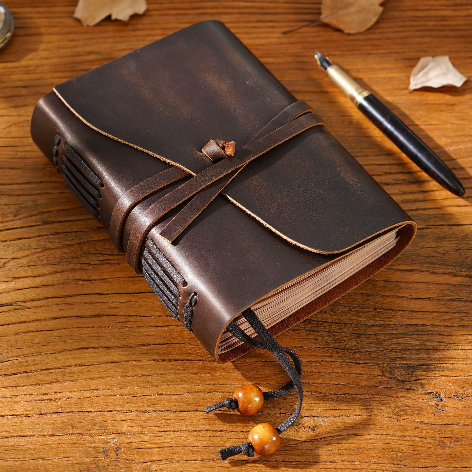 J-4- Vintage leather journal